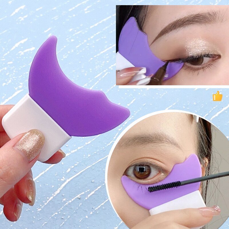 2023 Silicone Eyeliner Stencils Wing Tips Marscara Drawing Lipstick Wearing Aid Face Cream Mask Applicator Makeup Tool Resusable