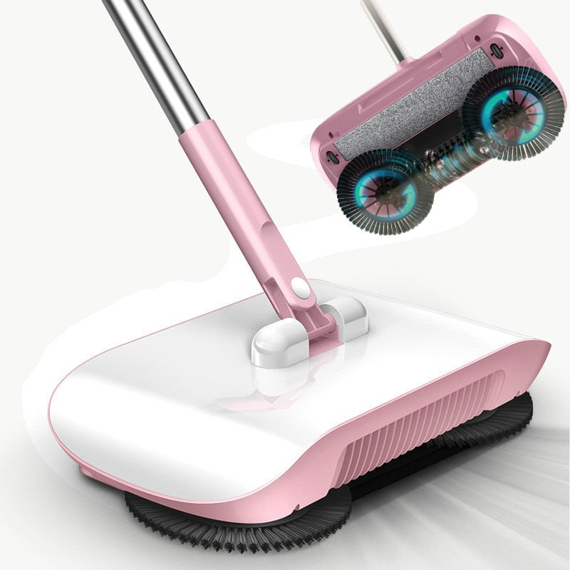 Broom Hand Push Vacuum Cleaner Floor Home Kitchen Sweeper Mop Sweeping Machine Magic Handle Household Lazy Dropshipping Carpet