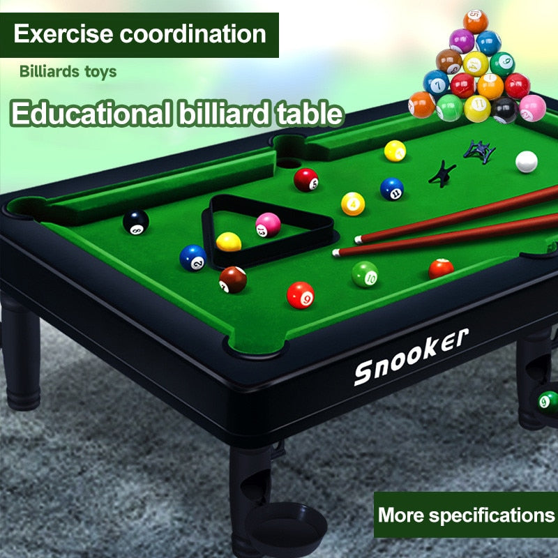 New Board Games Mini Ball Billiards Snooker Kids Toys Home Party Montessori Sports Table Game Parent Child Interaction Boys Gift