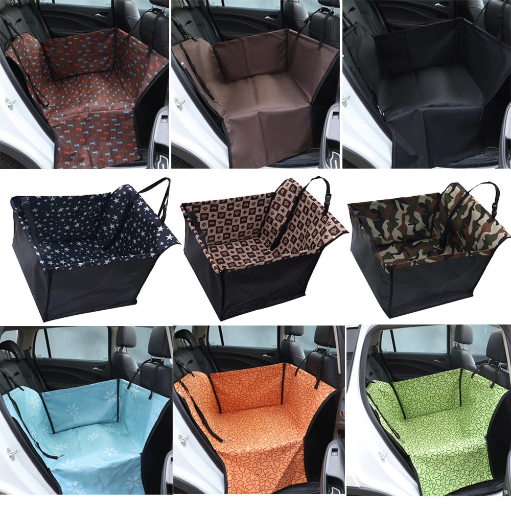 Waterproof Car Rear Back Single Seat Cover Pet Dog Carrier Cat Mat Blanket Hammock Cushion Protector Pet Supplies