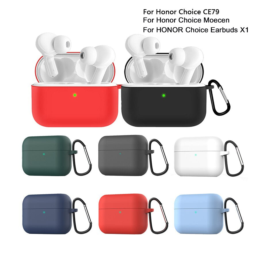 For Huawei Honor Choice CE79 Protective Silicone Soft Cover Shockproof Earpods Case Shell for Honor Choice Moecen / Earbuds X1