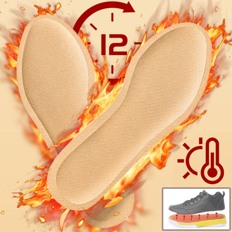 Self-heating Insoles Women Men Winter Outdoor Sport Skiing Feet Warming Insoles Warmer Heating Insoles Foot Heater Pad Shoes Pad