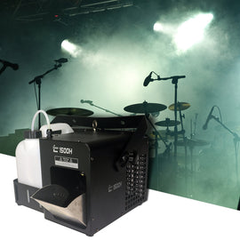 YUER NEW 1000W Forest Haze Machine Professional DMX Pro Hazer Fog Machine Stage DJ Show Mist Smoke Mist Effect Use Haze Liquid