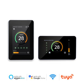 Tuya WiFi Smart Thermostat, Heating Temperature Controller with Celsius/Fahrenheit LED Touch Screen Work with Alexa Google Home