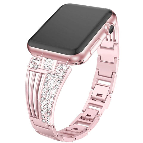 Luxury Crystal Diamond Strap For Apple Watch Ultra 49mm Band 42mm 38 40 44 mm Series 8 7 6 SE 5 4 3 Bands Steel iwatch 41mm 45mm