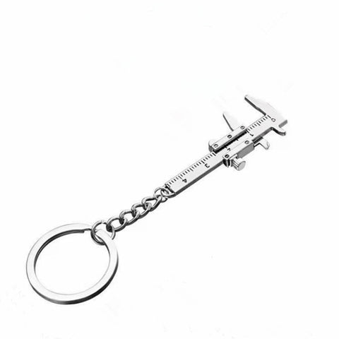 Mini Portable Cute Vernier Caliper Keychain Charm Men's Ladies Car Bag Keychain Accessories Small Gift