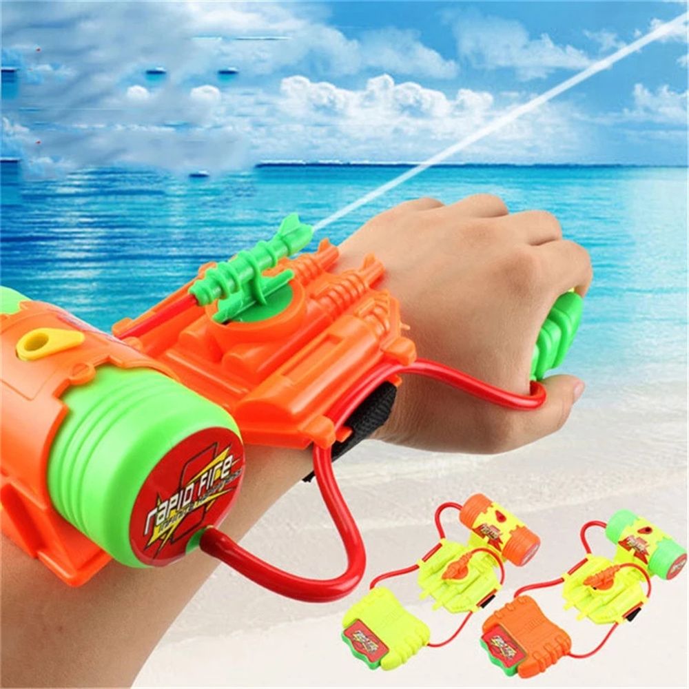 Summer Outdoor Toy Wrist Hand-held Water Gun Toys Outdoor Beach Children Water War Game Supplies Party Toys Gifts for Children