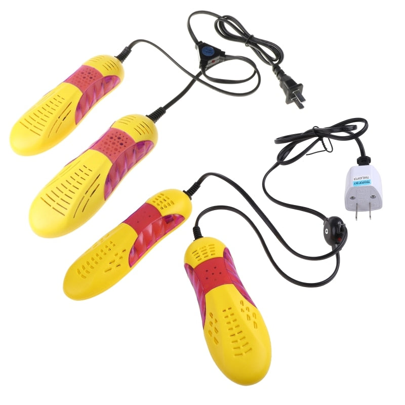 Race Car Shape Voilet Light Shoe Dryer Foot Protector Boot Odor Deodorant Dehumidify Device Shoes Drier Heater