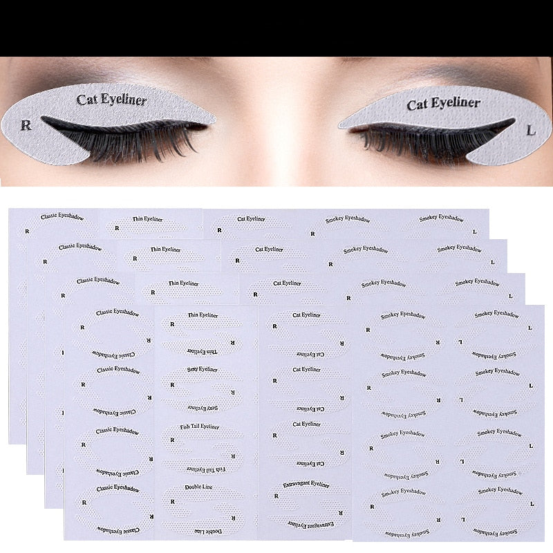 Eye Makeup Stencils Sticker Card Eyeliner Template Eyeliner Eyeshadow 3 Minute Lazy Shaping Tool Styling Drawing Guide New Style