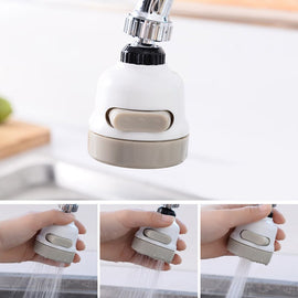 ZhangJi 3 Modes Faucet Aerator Water Saving High Pressure Filter Sprayer Nozzle 360 degree Rotate Diffuser Aerator Flexible