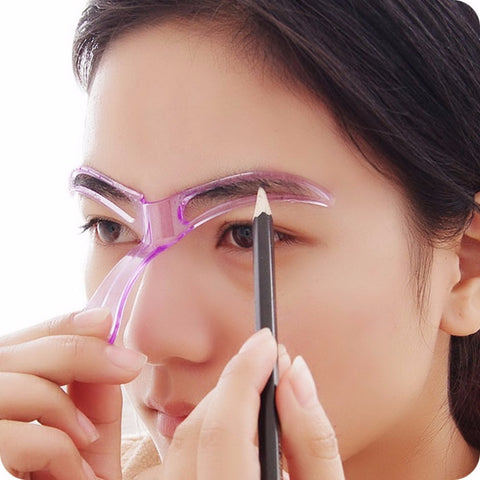 1Pcs/3Pcs Eyebrows Stencil Grooming Shaping Helper DIY Makeup Tool Beauty Make Up Kit Reusable Eyebrow Drawing Guide Template