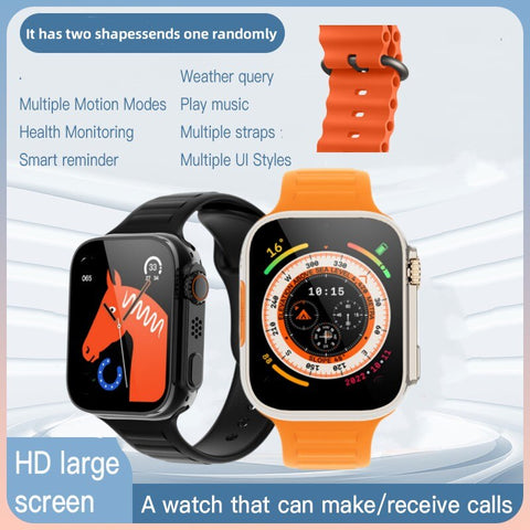 C800 The New WatchUltra Bluetooth Connected Smartwatch Sports Watch NFC Multi Purpose Call Sports For Apple And Android