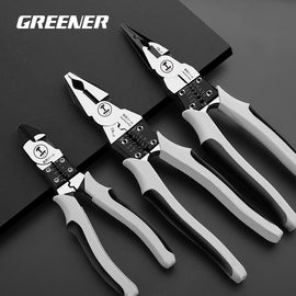 Greenery Needle Nose Pliers Hardware Tools Universal Wire Cutters Electrician Multifunctional Universal Diagonal Pliers