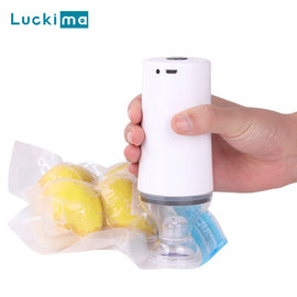 Mini Vacuum Pump for Clothes Food Vacuum Storage Bag  USB Charging Electric Fresh-keeping Sealing Machine Home Travel Tool