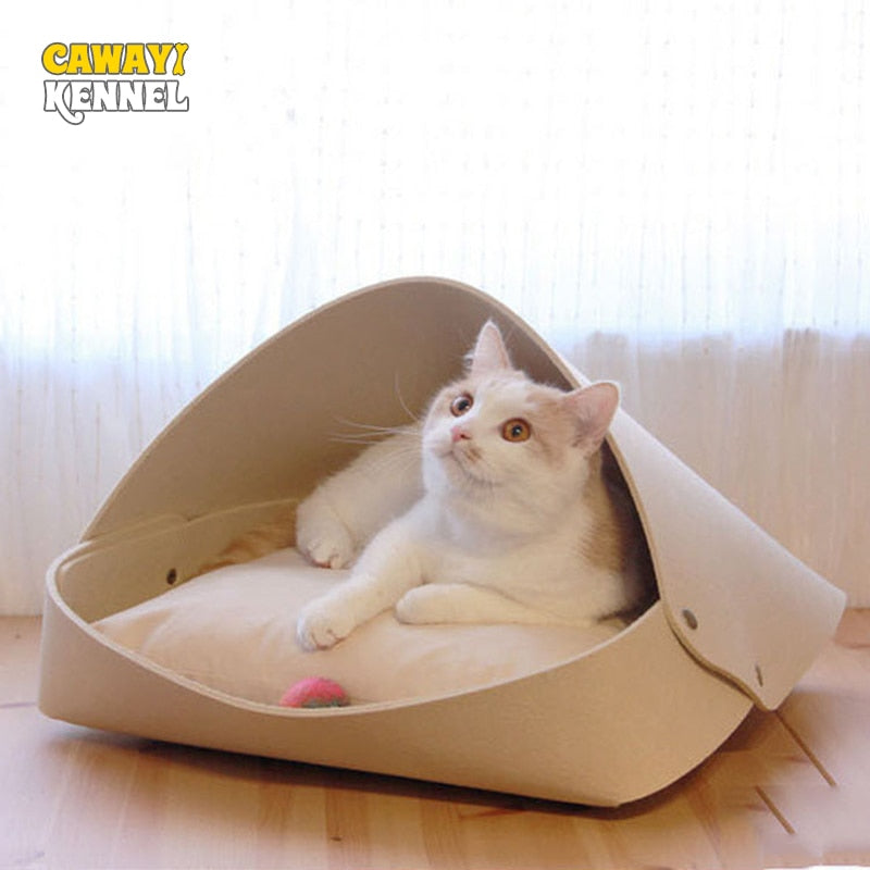 CAWAYI KENNEL Soft Pet House Cats Bed for Dogs Cats Small Animals Products Cama Perro Hondenmand Panier Chien Legowisko Dla Psa