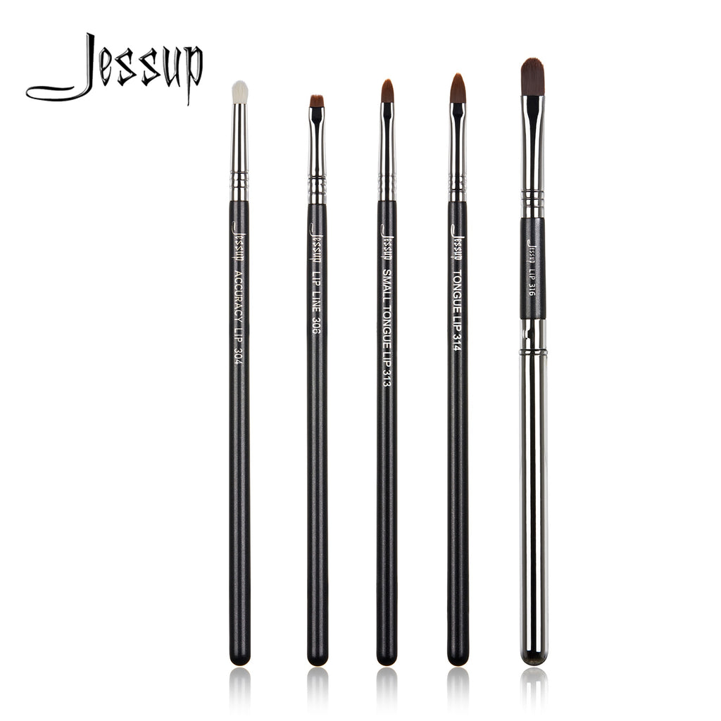 Jessup Lip Brush Professional Lip Makeup Brushes for Lipstick Streak-Free Application,Small Tongue Shape Contour Define Lips