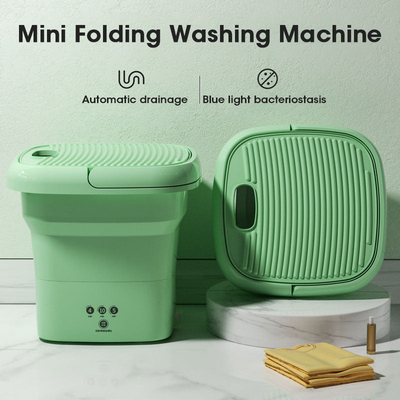 Mini Folding Washing Machine With Dryer Bucket Washing For Socks Underwear Mini Washing Machine With Drying Centrifuge