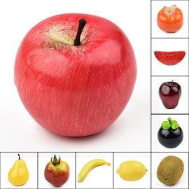 1PC Variety Artificial Fruits Plastic Fake Fruit Kitchen Table DIY Home Decor Artificial Fruits Decorations Festive Party Props