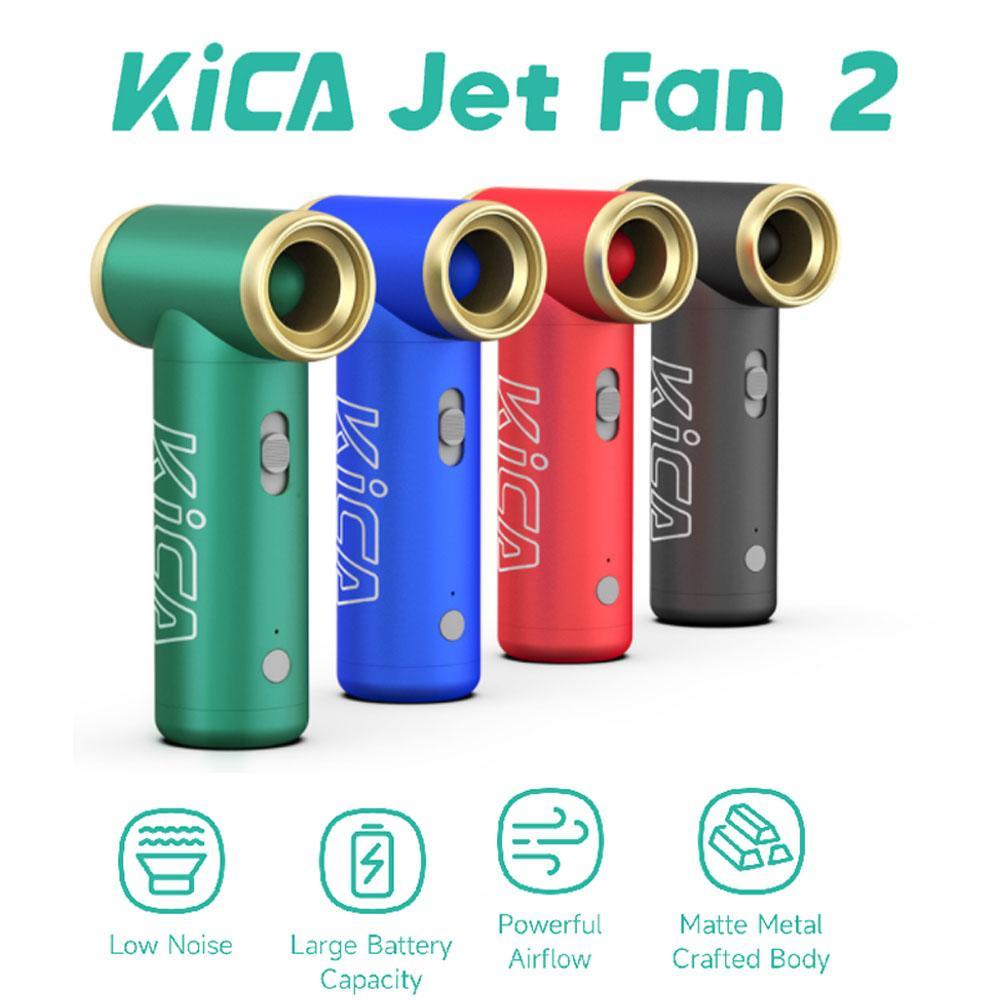 100000RPM KICA Jetfan 2 Air Blower Portable Turbo Fan Compressed Air Duster Wireless Computer Keyboard Cleaner For PC Car Camera