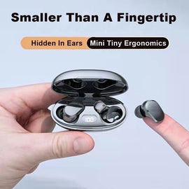 Wireless Bluetooth Earbuds Invisible Headphones for Xiaomi iPhone Samsung Sony Android Phones Hands Free MIC Mini Earphones