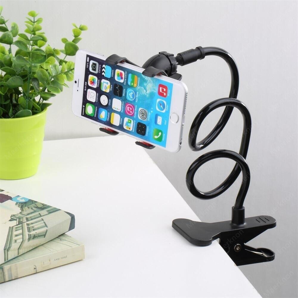 Adjustable Lazy Mobile Phones Holder Universal Flexible Arm Clip Portable Home Bed Desktop Bracket Smartphone Holder Mount Stand