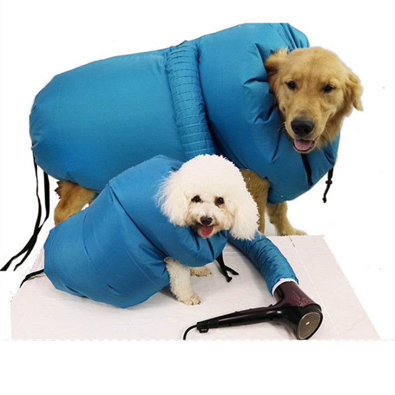 Pet Drying Bag Hair Dryer Accessory Portable Folding Pet Quick Dry Bag Labrador Large Dog Can Dry Dog Kit Quickly and Easily