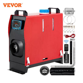VEVOR 8KW Parking Heater 12V Car Diesel Air Heater All-In-One with LCD Monitor Bus Trailer Boat Trunk Diesel Vehicles Heating