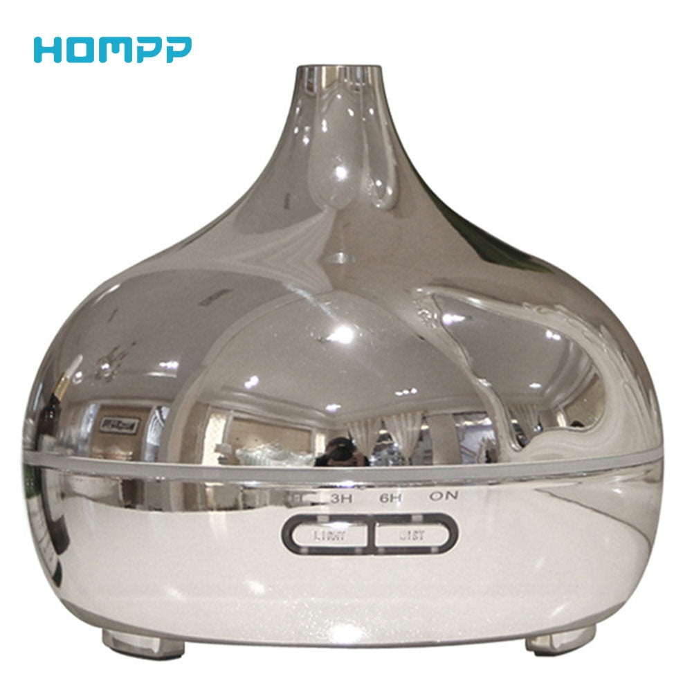 Electroplate Aroma Diffuser Aromatherapy Humidifier 300ml Ultrasonic Oils Humidificador 4 Time for Home Decor Office Bedroom