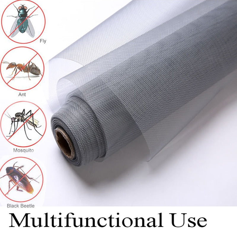 Anti Mosquito Net Screen Window DIY Customizable Cut Door and Window Screen Netting Inset Window Screen Mesh for Window Mosquito