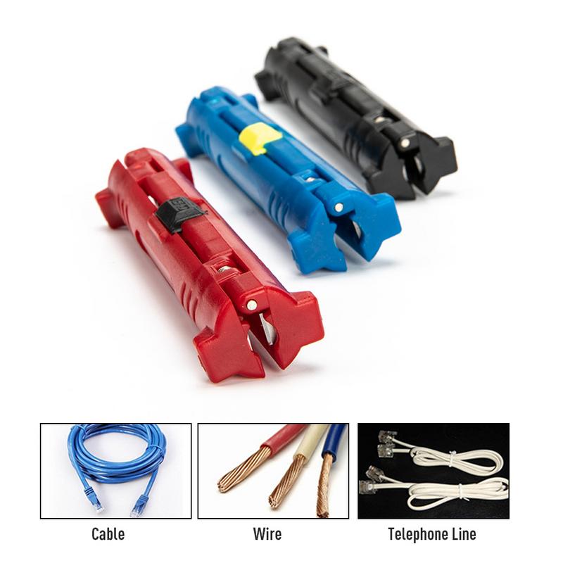 Multifunction Electric Wire Stripper Pen Rotary Coaxial Wire Cable Pen Cutter Stripping Machine Pliers Tool For Cable Puller