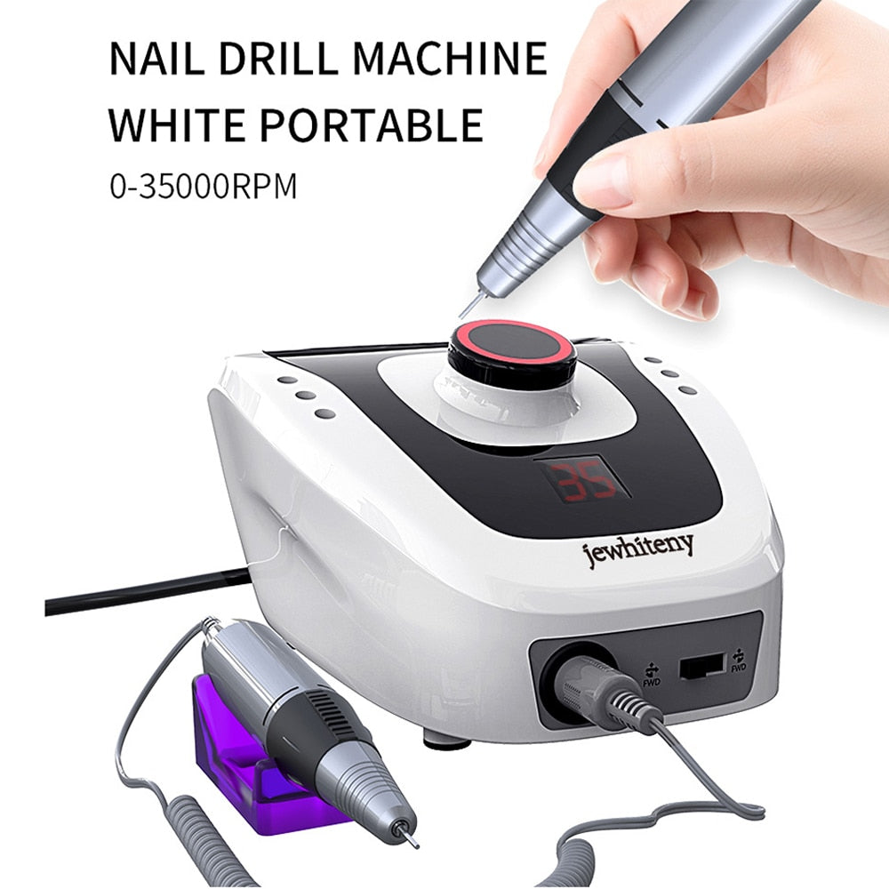 35000/20000 RPM Electric Nail Drill Machine For Manicure Pedicure with Cutter Nail Drill Art Machine Kit Nail Tool
