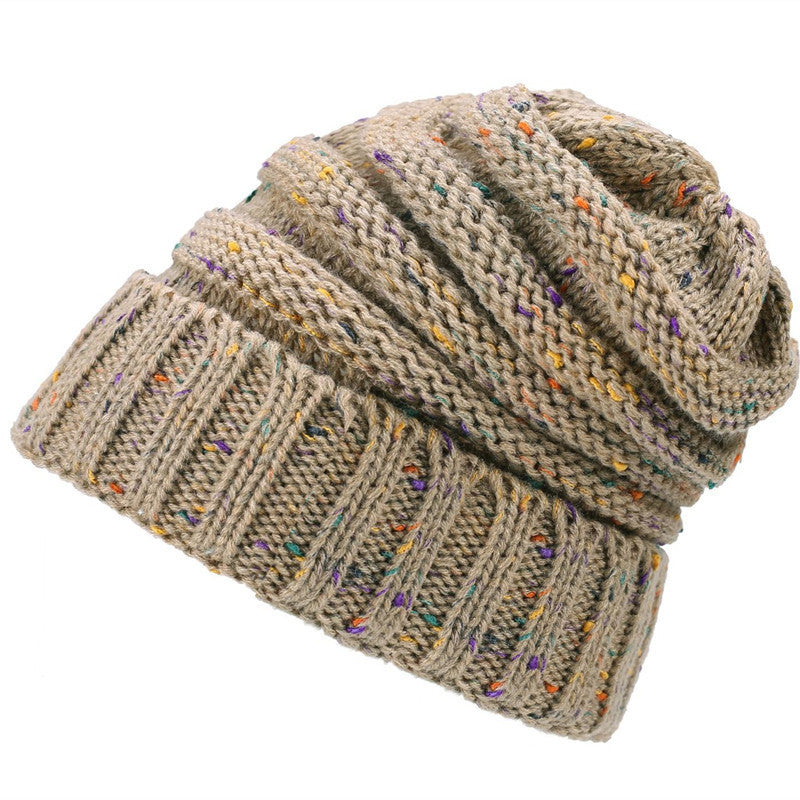 Knitted Woolen Hats For Men And Women In Winter