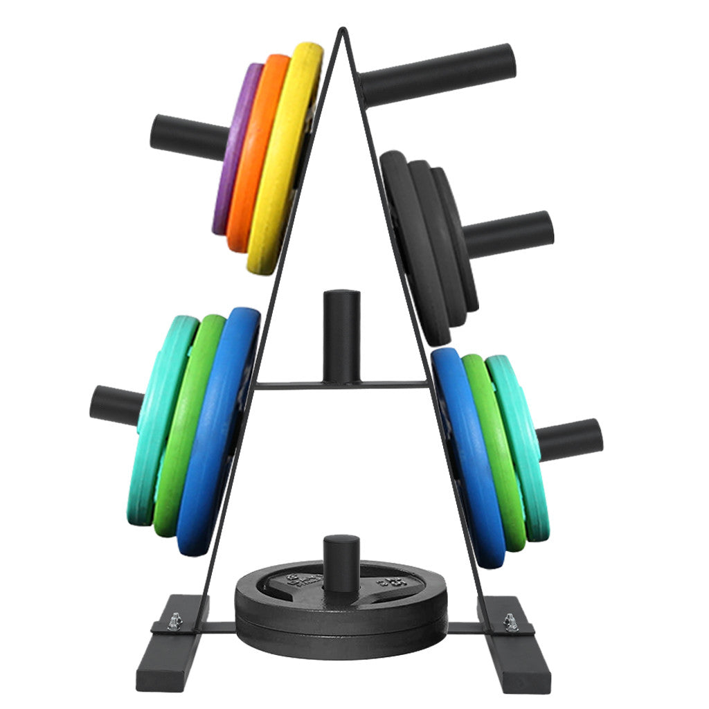 Weight Plate Rack Weight Plate Tree 2 inch For Bumper Plates Free Weight Stand