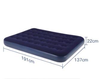 Outdoor Inflatable Flocking Air Bed