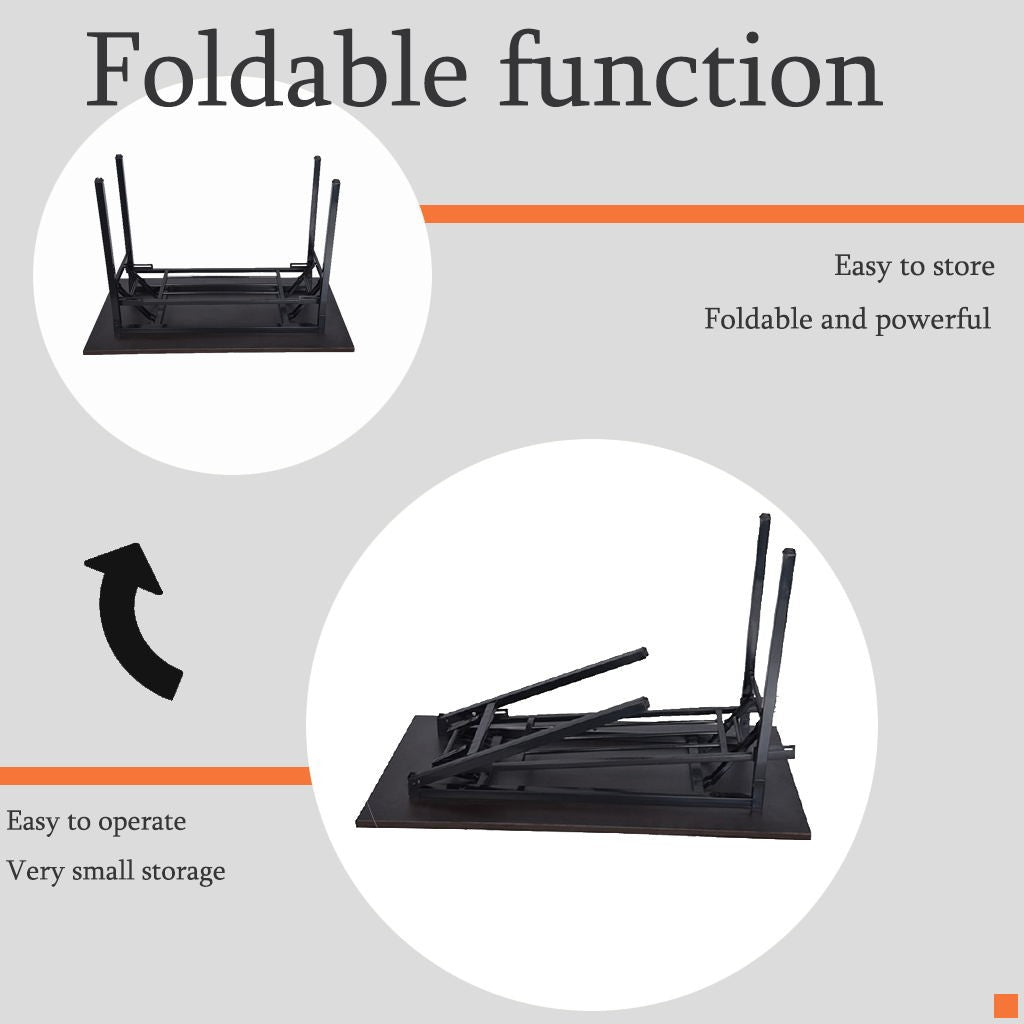 Folding Computer Desk Modern Writing Table For Home Office Study 47 Long