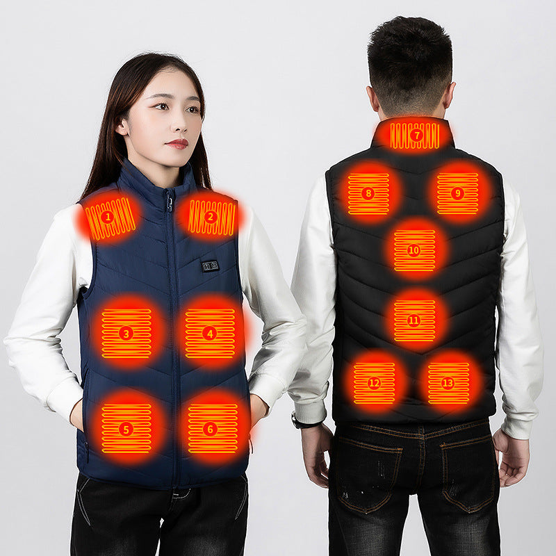 Men's Winter Warm Keeping Smart USB Electric Heating Vest