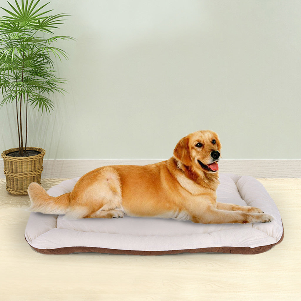 35.4''x27.6'' Pet Bed Dog And Cats Sofa Couch Pets Cuddler Lounger Large Size
