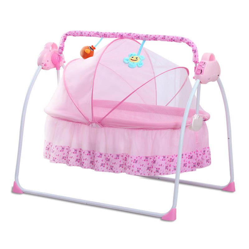 Newborn Automatic Bluetooth Baby Cradle Bed