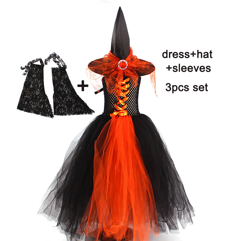 Halloween Costume Witch Tutu Child