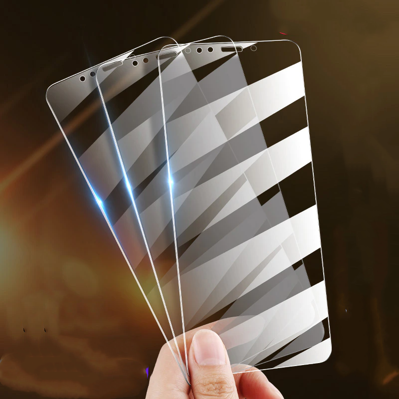 Tempered Film Fine Hole Half-screen Non-full Screen Scratch-resistant White Film