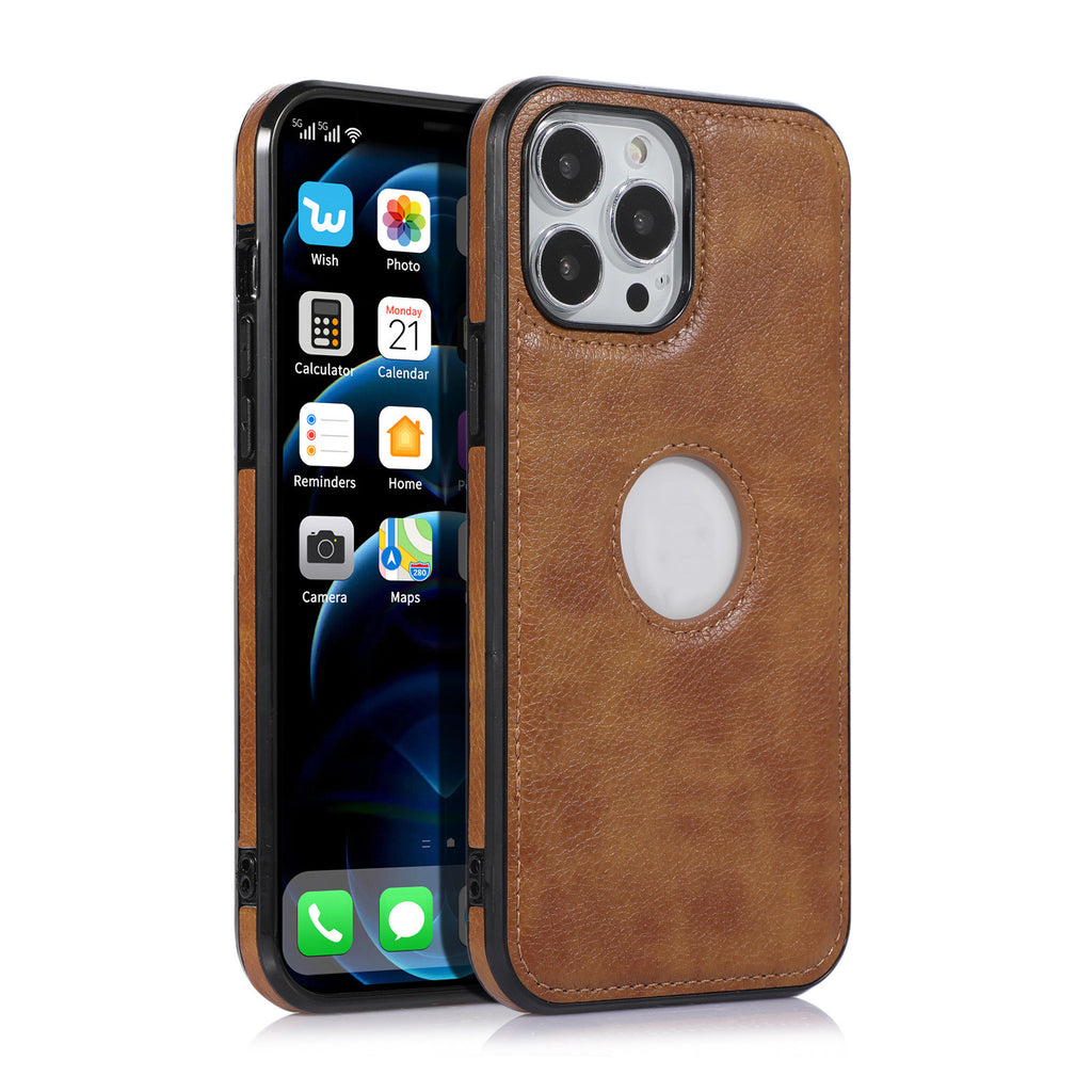 Mobile Phone Leather Fall Protection Case
