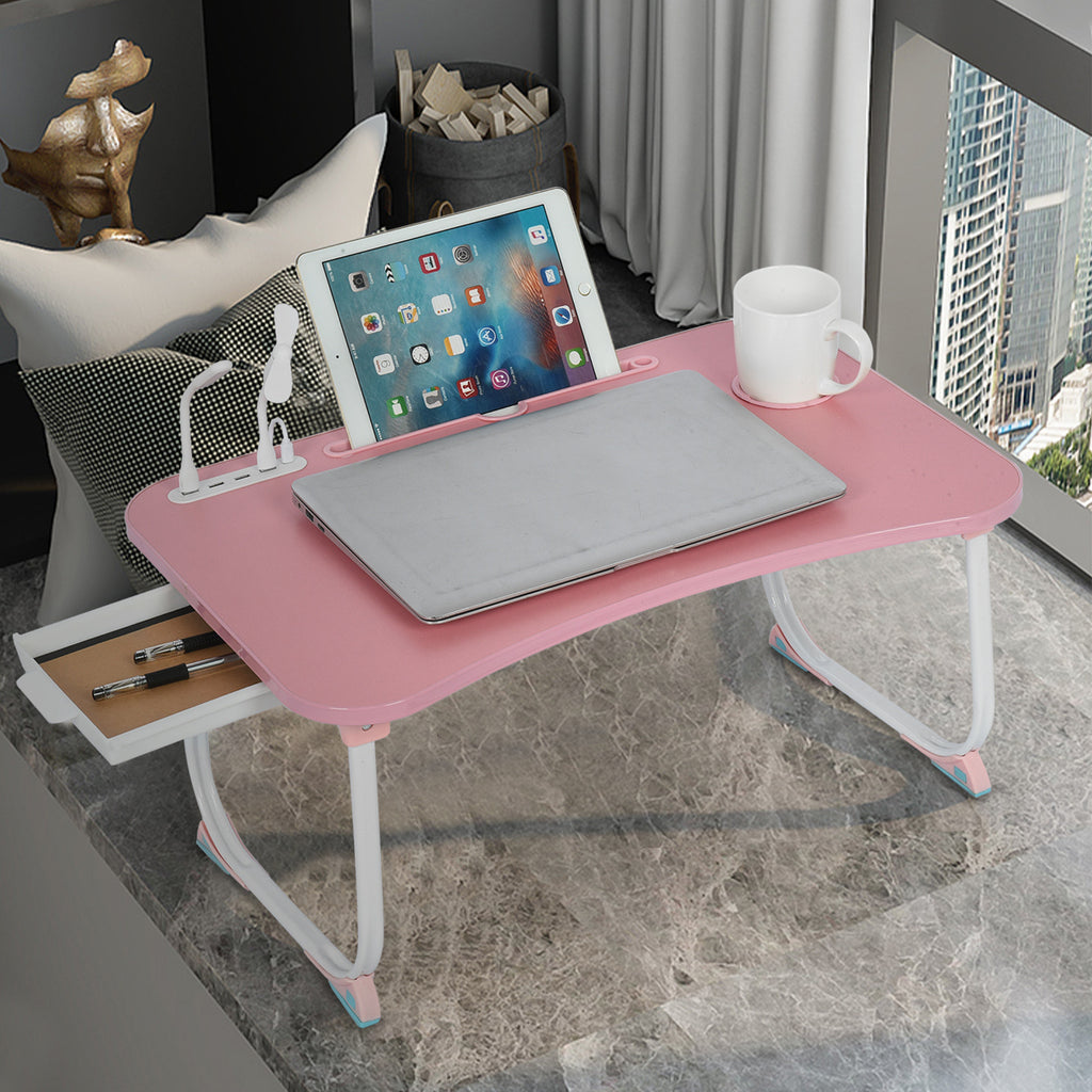 Large Bed Tray Foldable Portable Multifunction Laptop Desk Lazy Laptop Table