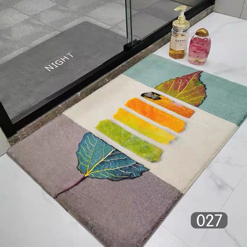 Bedroom Toilet Bathroom Entrance Absorbent Bathroom Non-slip Mat Door Stepping Mat Carpet