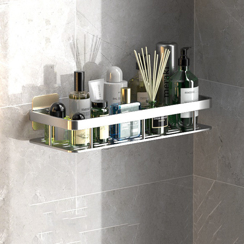 Perforation-free Wall-mounted Bathroom Shelf For Bathroom Storage