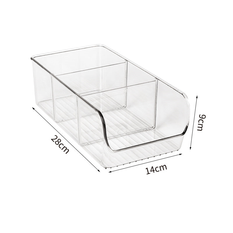 Desktop Box Bathroom Transparent Cosmetic Storage Compartment