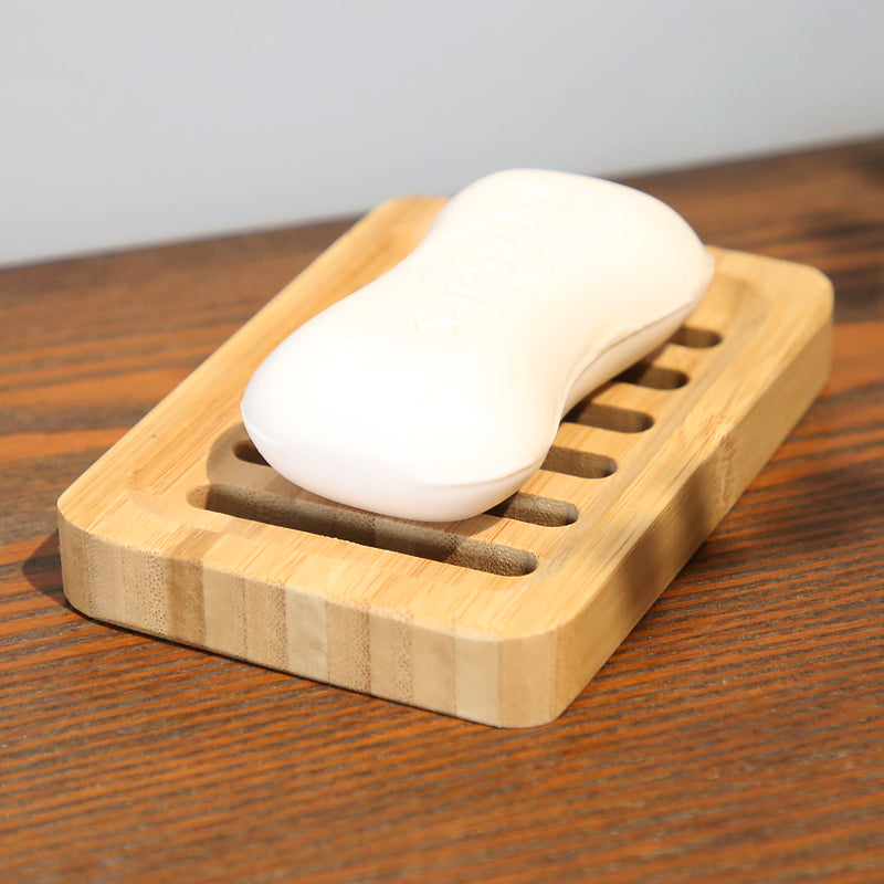 Hotel Toilet Soap Box Single Drain Wooden Soap Box