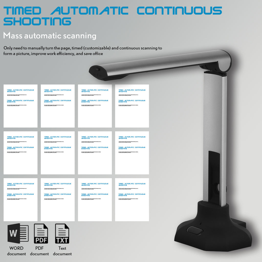 Document Camera Teachers Laptop, USB Portable Scanner Projection Video A4 Format