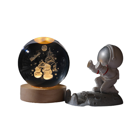 Cosmos Series Luminous Crystal Ball Night Light Desktop Ornament