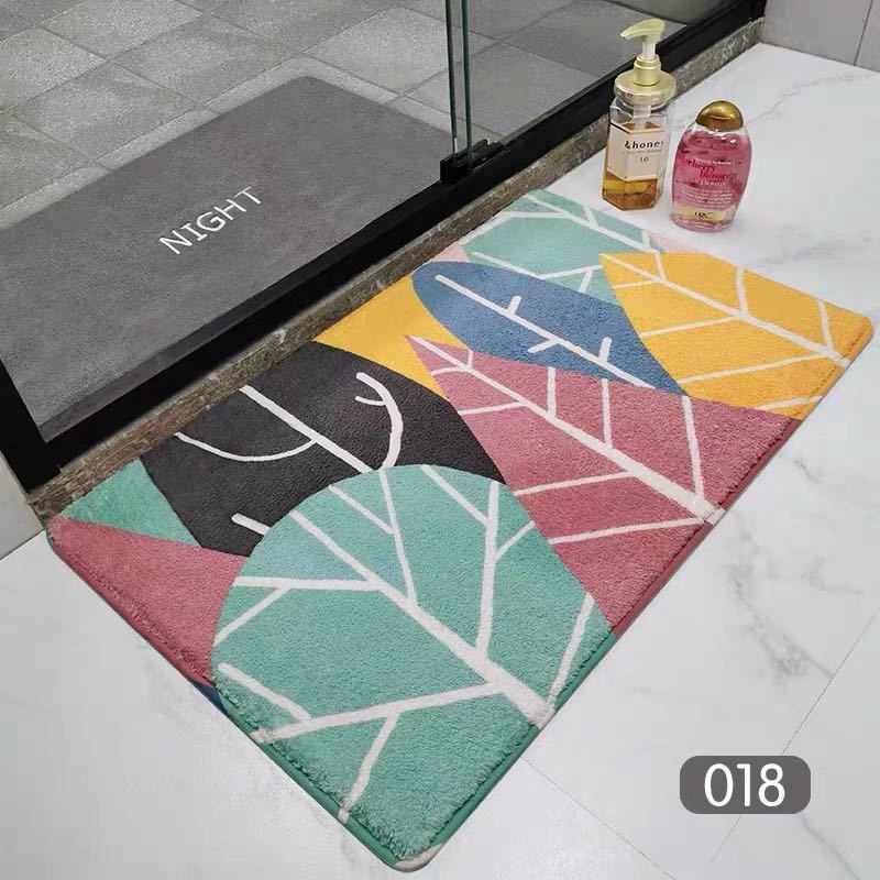 Bedroom Toilet Bathroom Entrance Absorbent Bathroom Non-slip Mat Door Stepping Mat Carpet