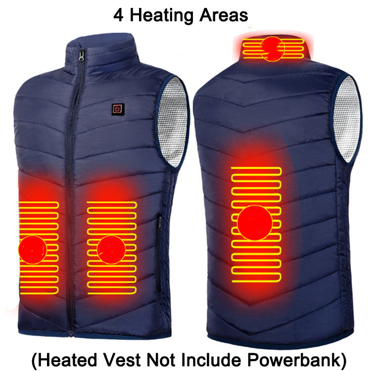 Winter USB Heating Jacket Men's And Women's Fashion Hunting Warm Clothing.